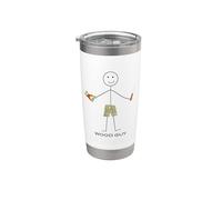 Carpintería divertida para hombre, carpintería, chico, carpintero Vaso térmico de acero inoxidable de doble pared