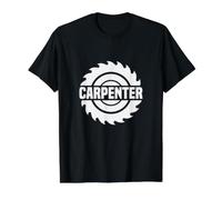 Carpintero - Carpintería - Carpintería - Carpintería - Carpintero Camiseta gráfica económica, Hombre, Negro, XL