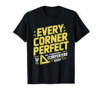 Carpintero De Acabado Cada Esquina Moldura Corona Camiseta