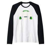 Carpintero Diseño Si me Ves Abrazando un árbol Camiseta Manga Raglan