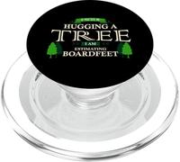Carpintero Diseño Si me Ves Abrazando un árbol PopSockets PopGrip para MagSafe