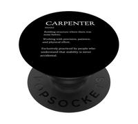 Carpintero Divertido Definición Diccionario sarcástico PopSockets PopGrip Adhesivo