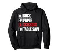 Carpintero Humor Rock Paper Tijeras Mesa Sierra Juego de Palabras Carpintero Carpintero Carpintero Sudadera con Capucha