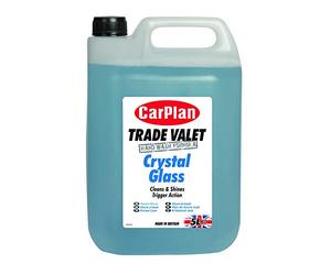 Carplan Trade Valet Crystal Glass Cleaner 5L - Disuelve rápidamente la Grasa, el Humo del Tabaco y Otros Tipos de Suciedad.
