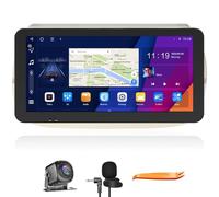 CarPlay Android Auto Navegación Estéreo GPS Radio Cámara Marcha atrás Display 10.33" QLED Pantalla táctil Headunit Tablet Media Player para Fiat 500 2007-2015 Octa Core 6G+128G
