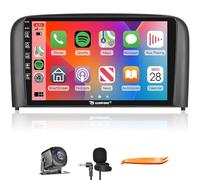 CarPlay Android Auto Navegación Estéreo GPS Radio Cámara Marcha atrás Display 9" IPS Quad Core 2G+32G Pantalla táctil Headunit Tablet Pad Reproductor Multimedia para Volvo S80 1999-2006