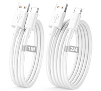 Carplay Cable USB C Carga Rapida 1M+2M/2Pack, Cable USB C a USB A cable Usb Tipo C Carga Rapida cable Cargador Tipo C Cabo Usb c Fast Charging para iPhone 17 Pro Max Air/16/15 Plus Pro Max,Samsung S25