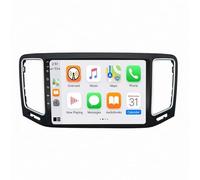 Carplay Coche para A-Pple y Android para Volkswagen VW Sharan Seat Alhambra 7N 2010-2022 Navegación GPS, Bluetooth, Siri & G-Oogle, Cámara Trasera, Radio FM/RDS Dsp, Micrófono, 8 Nuclear 4G+64G