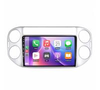 Carplay Coche para A-Pple y Android para Volkswagen VW Tiguan 2006-2016 Navegación GPS, Bluetooth, Siri & G-Oogle, Cámara Trasera, Radio FM/RDS Dsp, Micrófono, 8 Nuclear 4G+64G