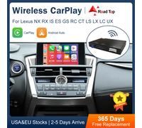 Road Top inalámbrico Android Auto para Lexus Car IS 2014-2019 interfaz Carplay Mirror Link Air Play Big Touch Pad