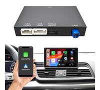 CarPlay inalámbrico Android Auto Retrofit Kit para Audi 2014-2022 | Plug & Play Carplay Decodificador para Audi A4/A5/A6/A7/Q2L/Q5L/Q7 sistema MMI 3G con SWC WiFi Bluetooth GPS Siri MirrorLink