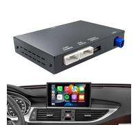 CarPlay inalámbrico Android Auto Retrofit Kit para Audi A4/A5/Q5 2008-2018 | Plug & Play Carplay Decodificador para Audi sistema MMI 3G con Enlace espejo, SWC, WiFi, Bluetooth, GPS, control por voz