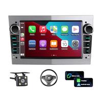 CarPlay Radio Coche para Opel Astra h/Vectra/Astra/Zafira/Meriva/Vivaro 7 Pulgadas con Android Auto Wireless CarPlay GPS FM USB Spotify Podcast USB Rear Camera