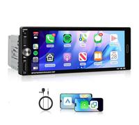 Carplay - Radio de coche para Mini Cooper S R50 R52 R53 CD53 Cabrio GP/Seven/Park Lane, 6,9 pulgadas, pantalla táctil HD, radio de coche con carplay inalámbrico, Android, coche, GPS, Wi-Fi, USB