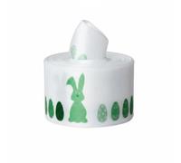 CarpNettore corativa Poliéster con Estampado Pascua para Envoltura y Manualidas Acuado para Hacer Moños Adornos Fiesta y coración Floral en Reuniones, 6.3CM, 5