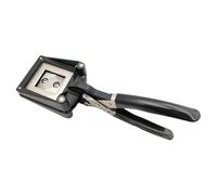 CarpNettore Cortador de Fotos Manual Herramienta para Recortar Tarjetas de Identificación Licencias Perforadora de Papel Fotográfico Material Metálico Portátil, 3cmx4cm