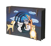 CarpNettore Kits de Manualidades para Colorear en 3D, Paquete de Material para Niños, Juguete de Rompecabezas de Dibujo, Animales