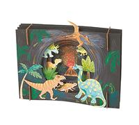 CarpNettore Kits de Manualidades para Colorear en 3D, Paquete de Material para Niños, Juguete de Rompecabezas de Dibujo, Dinosaurio 1