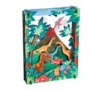 CarpNettore Kits de Manualidades para Colorear en 3D, Paquete de Material para Niños, Juguete de Rompecabezas de Dibujo, Dinosaurio 2