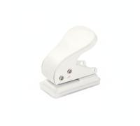 CarpNettore Perforadora de Papel Manual Perforador de Mano Taladradora para Papel de Uso Diario con Estructura Resistente y Suave Adecuada para Estudiantes Proyectos Carpetas Planificación, Blanco