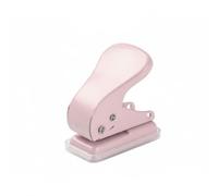 CarpNettore Perforadora de Papel Manual Perforador de Mano Taladradora para Papel de Uso Diario con Estructura Resistente y Suave Adecuada para Estudiantes Proyectos Carpetas Planificación, Rosa
