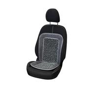 Carpoint 0323219 - Funda de bolas de madera para asiento, color gris y negro