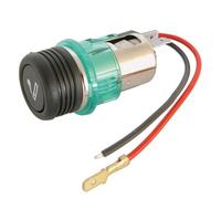 CARPOINT 0523203 Encendedor de cigarillos con testigo con conector para encendedor de cigarrillos verde