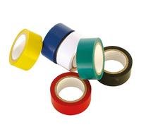 CARPOINT 0810016 Juego Cinta aislante blanco Rojo verde amarillo negro Azul