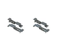 Carpoint 1363003 Soporte para matriculas 2 Unidades, Plata (Paquete de 2)