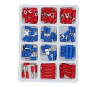 CARPOINT 1623500 Juego Surtido empalmador a presión Engaste doble Rojo Azul