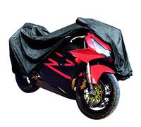 CARPOINT 1723500 Funda para moto con bolsa de almacenamiento negro