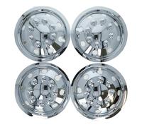 Carpoint 2210205 - Tapacubos cónicos (35,5 cm), cromado, 4 unidades