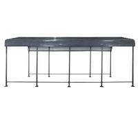 Carport metálico Texas 3,6 x 6 m Garden Point antracita