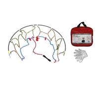 Carpriss 69150060 Cadenas de Nieve de 9 mm de Rombo en Acero y Cable Flexible