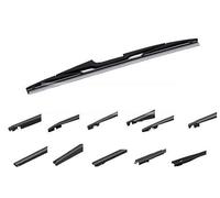 CARPRISS Limpiaparabrisas trasero 79040735 posterior con adaptador específico vehículo Estándar 350mm Compatible con VOLVO V50 545, AUDI A3 Sportback 8VA, 8VF A3 Sportback 8PA, FORD S-MAX WA6