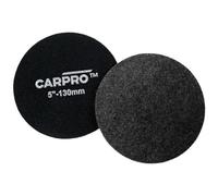 CARPRO GlassCUT - Almohadilla de pulido de vidrio, pule arañazos de vidrio, elimina manchas de agua, corrige y limpia el parabrisas dañado y el vidrio de la ventana, almohadilla pesada de rayón