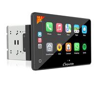 Carpuride YT101S Doble DIN Autorradio - CarPlay y Android Auto Inalámbricos con Cámara Trasera, Pantalla Táctil HD de 10.1", Navegación GPS, Mirror Link, Música Bluetooth, USB, SWC