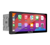 Carpuride YT103S Autorradio Doble DIN - CarPlay y Android Auto Inalámbricos con Cámara de Visión Trasera, Pantalla Táctil HD de 10.3 pulgadas,Navegación GPS,Música Bluetooth, Mirror Link, USB, FM, SWC