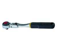 PROXXON 23 074 2223074-Carraca 1/4" Cabeza articulada 90º, Rojo