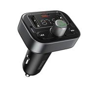 Baseus Cargador de encendedor S-09 Pro con transmisor FM Negro