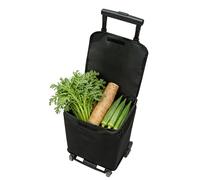 Carrello Della spesa su ruote - Capacità 50 kg, Trolley silenzioso e portatile | Carrello Portatile Pieghevole con Ruote - spiaggia giardino trasloco campeggio supermercato viaggio anziani Donne uom