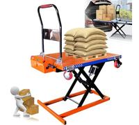 Carrello vatore idraulico le a fice capacità 300 kg altezza di sollevamento 110 cm cam t a pianale per un facile trasporto