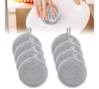 Carreneu Paños de Limpieza Cleanpro 8PCS Multiusos Wire Dishwashing Rags Tela Metálica de Acero de Doble Cara Resistentes a los Arañazos Esponjas Lavables Paños de Limpieza Reutilizables para