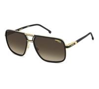 Carrera 1071/S Gafas, Matte Black Gold, 61/16/145 para Hombre