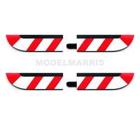 Carrera Terminales Circuito Tiras Exterior Para Curve Sopraelevate (4) Slot Car