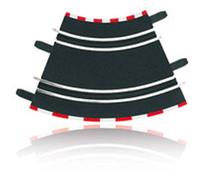 Carrera - 20061611 GO 143: Curva 1/45°, 4 Piezas, Escala 1:43