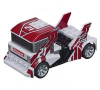 Build 'n Race - Camión de carreras blanco