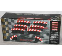 Carrera - 20020564 Borde Exterior Curva peraltada 1/30°, 6 Piezas y terminales, 2 Piezas