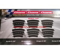 Carrera - 20020572 Curva 2/30°, 6 Piezas