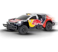 Carrera 370162106X RC Peugeot 08 DKR 16 Red Bull I Coche teledirigido I Off-Road Vehículo I 2.4GHz I Suspensión completa I Juguete para niños a partir de 14 años y adultos